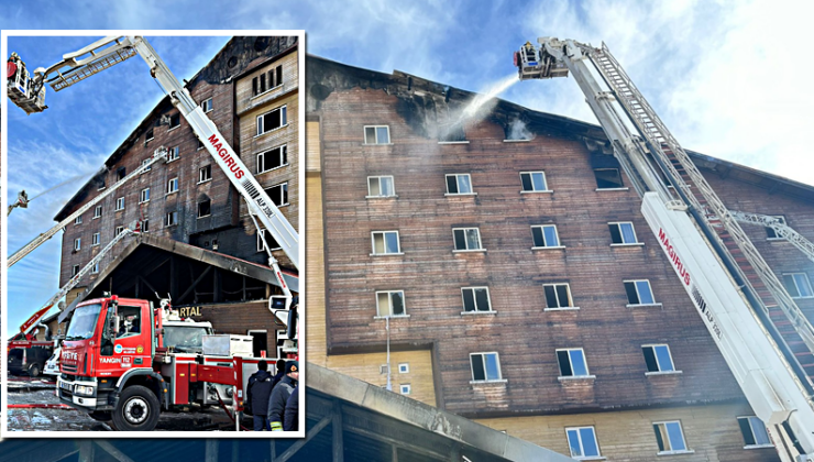 Sakarya’dan facianın yaşandığı otel yangınına müdahale